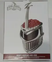 MMPR Power Rangers Mask Lord Zedd Helmet 1:1 Costume Electronic Lights Lightning