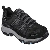 在飛比找Yahoo奇摩購物中心優惠-Skechers Trego [180003BKBL] 女 