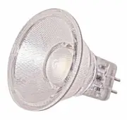 Satco S9551 1.6W LED MR11 LED 5000K 40' Beam Spread G4 Base 12V Light Bulb