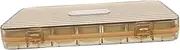 Zerodeko 1 Set Compact Daily Pill Organizer Pill Box with Individual Compartments Design for Easy Medication Management Secure for Freshness and Protection