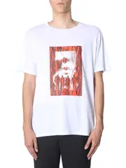 [Neil Barrett] Neil Barrett-"Chaotic Subway" T-Shirt-Uomo S