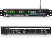 FULODE K-6 Professional KTV Digital pre-stage Effector Anti-howling Audio Processor Karaoke Mixer Reverberator with DSp effect echo USB MP3 Bluetooth optical.4 microphone input With remote control