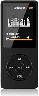 MP3 Player with Bluetooth, Portable Digital Music Player with HiFi Sound, 1.8 Screen MP3 Player Built in HD Speaker, Support FM Radio Voice Recorder E Book TF Card