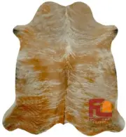 Cowhide Rug Light Brindle | Premium Quality | Large 6' x 7'