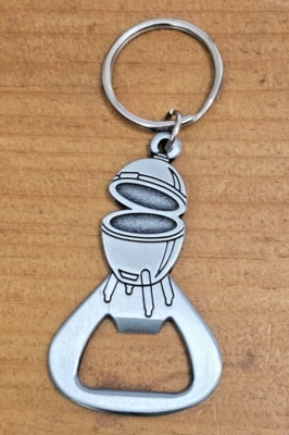 BIG GREEN EGG key chain with bottle opener NEW NEVER USED