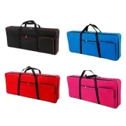 61 Key Keyboard Case Keyboard Bag Anti Shock with Backpack Straps Padded