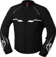 IXS Hexalon-ST waterproof Motorcycle Textile Jacket, black-white, Size 3XL for Men Black White