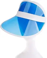 [Artist Unknown] NA Summer Candy Color Transparent Empty top Plastic PVC Sun hat Sun hat Bicycle Sun hat Beach Sun hat