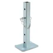 8000lbs Jack Stand Drop Leg Foot Pad For Square Jacks W/ 2'' Tube Trailer Camper