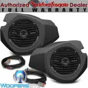 pkg ROCKFORD FOSGATE RM1652B 6.5" 300W COAXIAL SPEAKERS + RZR14-FSE ENCLOSURES
