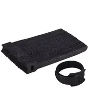 100pcs Reusable Cable Tie Nylon Hook Loop Strap Cord Ties PC TV Organiser