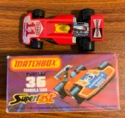 1975 Matchbox Superfast #36 Red Formula 5000 NIB Made in England Free Shipping