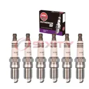 6 pcs NGK Ruthenium HX Spark Plugs for 2005-2011 Mercury Mariner 3.0L V6 - xz