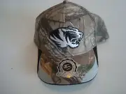 MISSOURI TIGERS CAMO GOLF BEACH STRAPBACK DEADSTOCK HAT CAP VINTAGE P3