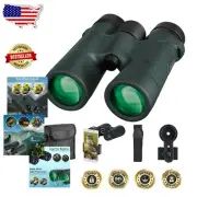 High Powered 10x42 Binoculars with Universal Smartphone Holder for Bird Watching