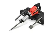 Baumr-AG 2400W Pro-Grade Electric Demolition Jackhammer, with 3 Bonus Chisels, Carry Case