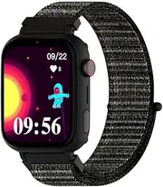 DCU TECNOLOGIC - Children's Smartwatch with Android System - Whatsapp - GPS Positioning - Video Calls - SOS Button - Parental Control - Colour: Black, Normal