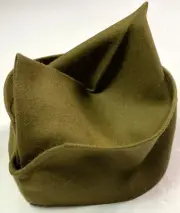 WWI US ARMY M1917 WOOL OVERSEAS"FRENCH STYLE" FIELD CAP HAT-LARGE