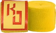 KOSTUDIO Women's Boxing Glove Hand Wraps - Sunrise Hand Wraps Orange - with Thumb Loop - 150 in