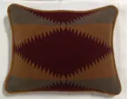 14"x19" Wool Pillow "Sagebrush" pattern Made with Pendleton® Fabric"