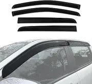 AUSGO Weathershields Compatible with Mazda BT-50 BT50 UP UR Series Dual Cab 2011-2020, Injection Weather Shields Window Visors Wind Deflectors Sun Rain Guard 4PCS Set