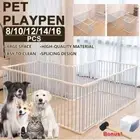 8-16Panel Pet Playpen Dog Crate Puppy Exercise Cage Enclosure Fence Cat Play Pen