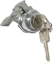 AEspares New Antique Steering Lock With Two Keys Sportique Pre 1964 Vespa Scooters