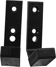 Kisangel 2Pcs Professional Barbell Mounted Storage for Dumbbells Space Saving Design Durable Pa Material for