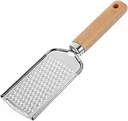 Alipis Versatile Plane Grater Zester Made of Stainless Steel Wood Handle Non-Slip for Cheese Lemon Ginger Garlic Fruits Veg