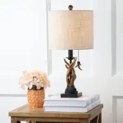 Antlers Mini Table Lamp LED Resin Iron Black Brown