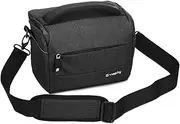 G-raphy Camera Bag Photographers DSLR SLR Camera Bag with Removable Padded Dividers Women Men for Dslr SLR Cameras, Lenses and Etc(Black)