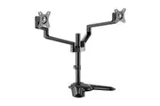 Brateck Prem Aluminium Monitor Stand 17"-32" - Black [LDT72-T024]