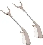 2pcs Reacher Grabber Pick Up Tool Heavy Duty Trash Picker Claw Reacher Grabber Tool Elderly Wheelchair Mobility Aid for Trash Pick Up Litter Picker