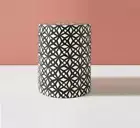 Drum / Side Table Bone Inlay Geometric Design End Table Stool Home/Office Decor