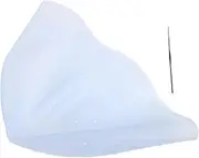 Silicone Hair Dye Cap Hair Frosting Cap Highlight Cap Salon Hair Dyeing Perming Equipment Cap Highlight Hair Cap for Highlighting Hair Cap Highlights Color Sky-