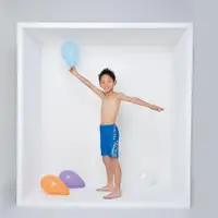 在飛比找康是美優惠-【Aquanaut 奧可那泳裝】AS211510-活力藍兒童