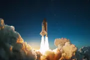 [Namly Design] Poster - Rocket Launch at Night