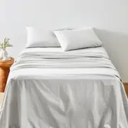 MyHouse Flannelette Sheet Set - Snow - Queen