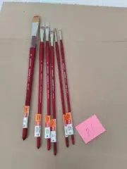 Princeton Velvetouch Acrylic Level 2 Brush #20 #12 #10 #8 #4 #2 - Set of 6