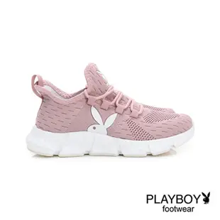 PLAYBOY 舒適plus 輕量緩震爆米花鞋-粉-【Yes 優質女鞋】