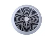 Lucci 200mm Premium Round Exhaust Fan with 240mm Dia Cut Out in White