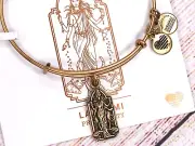 NEW NWT Alex and Ani Lakshmi Gold Bracelet w/Card