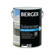 BERGER BY DULUX 15 LITRE SOLASCREEN EXTERIOR LO/SHEEN HOG-BRISTOL COLOR PAINT