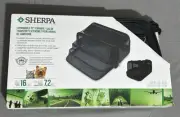 Sherpa Expandable - Medium Black Pet Carrier - Airline Approved