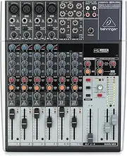 Behringer XENYX 1204USB Premium 12-Input 2/2-Bus Mixer with XENYX Mic Preamps and Compressors, British EQ and USB/Audio Interface, Compatible with PC and Mac