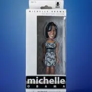 Michelle Obama NEW 2009 Jailbreak Collective The Action Figure White Black Dress