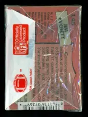 1987 Topps FB unopened cello pack (28 cards) Jim Everett RC showing - MINT