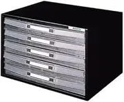 Nakabayashi AL-W5-D Avante Letter Case, Document Storage, A4, 5 Tiers Shallow