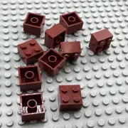 LEGO Brick - Dark Red - 2 x 2 - QTY x10