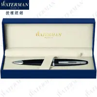 在飛比找momo購物網優惠-【WATERMAN】海洋系列 麗雅黑色白夾 原子筆 法國製造